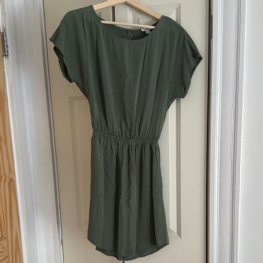 Splendid Olive Green Mini Dress
